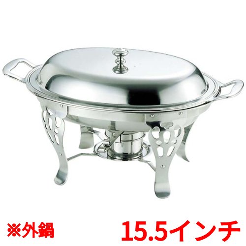 商品情報商品コード：aa1-1486800商品名：UK 18-8 共柄 小判チューフィングディッシュ用 外鍋 15.5インチ寸法：(A)485(B)390(C)340(D)280(E)235(F)275(G)195(H)60(I)45お届け数(合計)：1配送料について【ご注意】画面上の色はブラウザやご使用のパソコンの設定により実物と異なる場合があります。