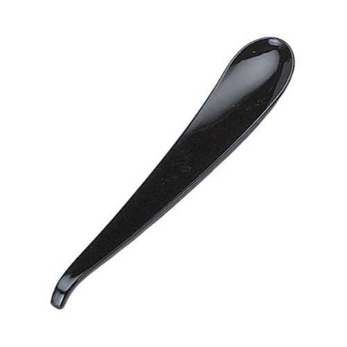 しずくデザートスプーン 黒/業務用/新品/小物送料対象商品