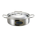 ニューキングデンジ 外輪鍋(目盛付)24cm 高さ80(mm)/業務用/新品