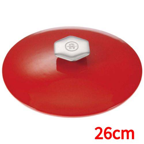 レヴォル レヴォリューション2 ラウンドココット(ペッパーレッド蓋) 26cm 649853 高さ145(mm)/業務用/新品/送料無料 /テンポス