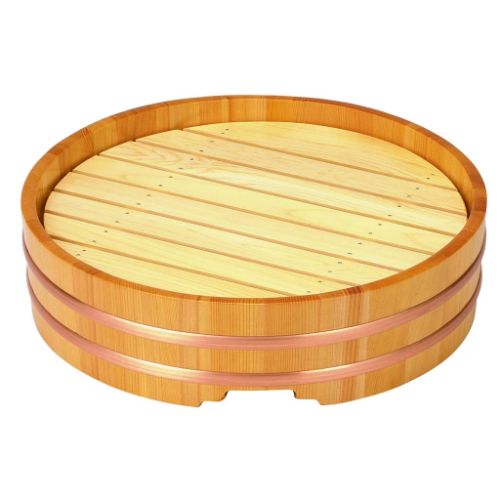 Multitier Boxes - 木製 丸桶盛込器 尺2(目皿付) 高さ80(mm)/業務用/新品/小物送料対象商品