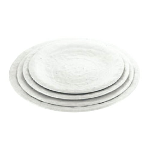 モダンホワイト 丸皿 8寸 高さ36(mm)/業務用/新品