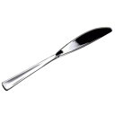 ナイフ 【セイバート シルバーナイフ(50入)】/材質:ポリスチレン(ステンレスコート)/業務用/新品/小物送料対象商品