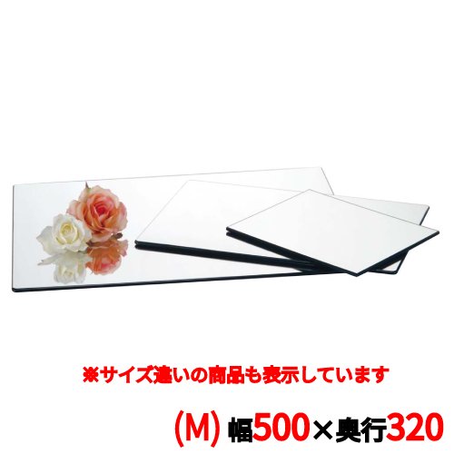 金屬製 - トレイ 【ブッフェステーション 長角ミラートレイ M5032(M)500×320】 M5032/業務用/新品/小物送料対象商品