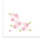 シート 和紙テーブルマット「花日和」Sサイズ(100枚入)A-3-4「桜」 A-3-4/業務用/新品/小物送料対象商品
