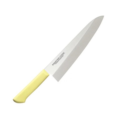 商品情報商品コード：aa1-7382320商品名：マスターコック 抗菌カラー庖丁 洋出刃 MCDK270 イエローメーカー：MASTER COOK寸法：長さ：402、背厚：4、刃渡：270型式：MCDK270お届け数(合計)：1重量：0.335kg商品コメント：●刃身/モリブデン・バナジウム鋼●ハンドル/ノバロンAGZ330(銀系無機抗菌剤)入りエラストマー樹脂(耐熱温度115℃)●本研刃造り：プロの技術者により、本刃付けする前に研ぎなおしを容易にするため、水砥の荒砥・中砥を使用し、刃基を研ぎだしてあります。●本刃付け：砥石による本格的な刃付けを施し、鋭い切れ味を長く持続させます。●サブゼロ処理：1050℃で焼き入れ後に、-73℃以下に冷却する特別な処理により高い硬度と靭性を与え、切れ味を一段と高めてあります。●抗菌効果：抗菌剤が配合されたプラスチック製ハンドル配送料について【ご注意】画面上の色はブラウザやご使用のパソコンの設定により実物と異なる場合があります。JANコード：4906496805500