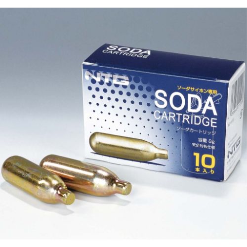 ソーダサイフォン用炭酸ガスカートリッジ 10本入/業務用/新品/小物送料対象商品