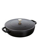 ストウブ ブレイザーソテーパン 28cm ブラック 40511−472/業務用/新品/送料無料