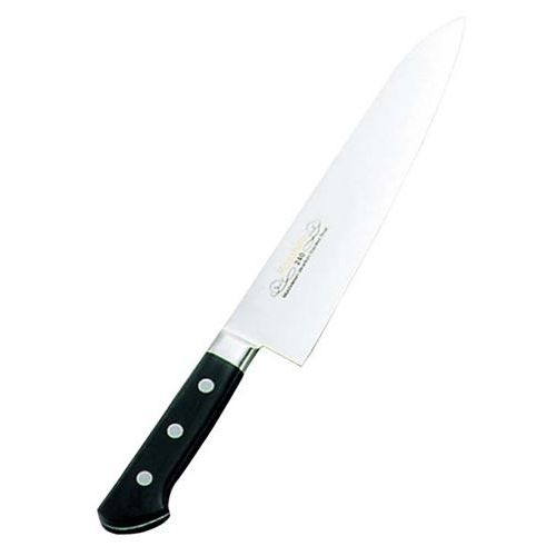 正広作 ツバ付 モリブデン鋼 牛刀 33cm/業務用/新品/送料無料