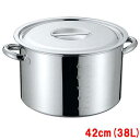 クローバー 電磁モリブデン 半寸胴鍋(目盛付)42cm/業務用/新品/送料無料