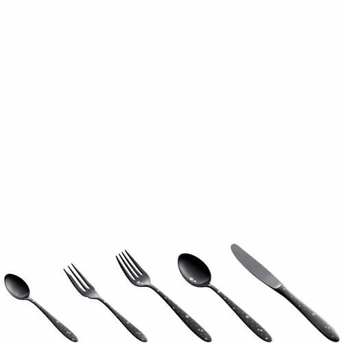 ステン シーク 黒酸化発色 クリスタル コーヒースプーン/業務用/新品/小物送料対象商品