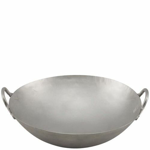 チタン 打出 中華両手鍋 42cm 窒化加工なし/業務用/新品/送料無料