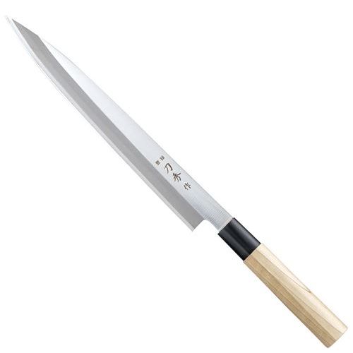 商品情報商品名：刀秀作 モリブデンバナジウム鋼 柳刃(左用)FC－374 27cmメーカー型番：1240110JANコード：4543225003747入り数：1サイズ(外寸mm)：全長：410サイズ(内寸mm)：-重量：150g材質：モリブデンバナジウム鋼 朴木 ポリエチレン樹脂食器乾燥機対応：×刃渡り：27cm製造生産国製造物を生産した国：日本製商品について●切れ味と耐久性に優れ、サビに強いモリブデンバナジウム鋼を採用●全サイズに左利き用をご用意配送料について【ご注意】画面上の色はブラウザやご使用のパソコンの設定により実物と異なる場合があります。