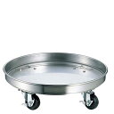 18-8 寸胴用運搬台車 33cm用 KM−33(ゴムキャスター)/業務用/新品/小物送料対象商品