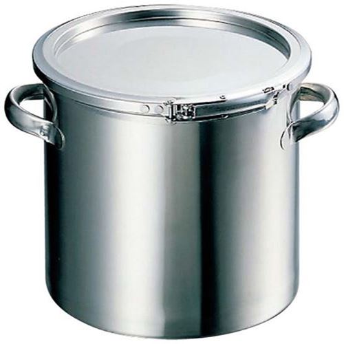 Steel Storage Containers - 18-8 密閉容器(レバーバンド式)手付 CTL 47cmH/業務用/新品/送料無料
