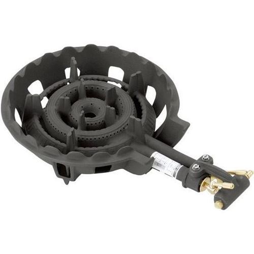 DE－22nPSL 【大栄産業】 パイロット付 LP ガスコンロ 2重(羽根付)/業務用/新品/送料無料