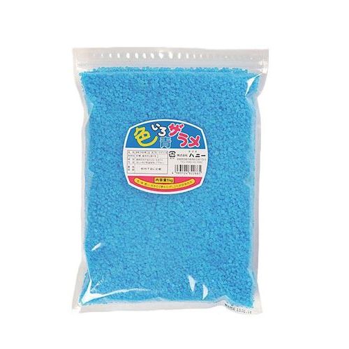 わた菓子用ザラメ 色いろザラメ 青 1kg/業務用/新品/小物送料対象商品