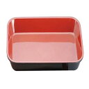 メラミン デリカバット 黒内朱 小 尺0寸/業務用/新品/小物送料対象商品