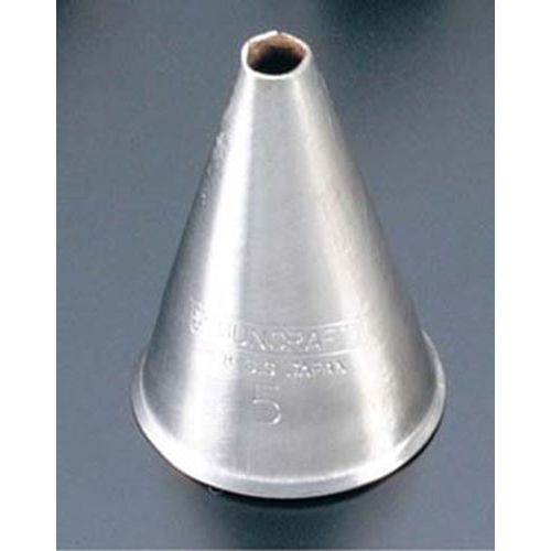 商品情報商品名：パティシエール 18-8 口金(丸)PP－555 φ5メーカー型番：0334200JANコード：4971884015526入り数：1サイズ(外寸mm)：φ25×H36(口径：φ5)サイズ(内寸mm)：-重量：-材質：18-8ステンレス配送料について【ご注意】画面上の色はブラウザやご使用のパソコンの設定により実物と異なる場合があります。