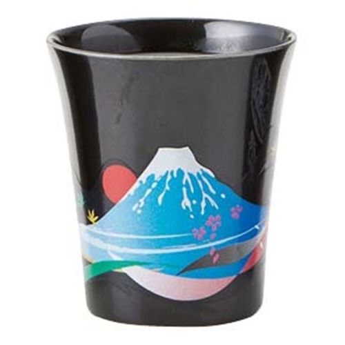 温感黒カップ 富士山 中 B52−20/業務用/新品/小物送料対象商品