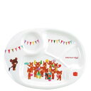 メラミン子供食器 くまのがっこう ランチ皿 CM-69J/業務用/新品/小物送料対象商品
