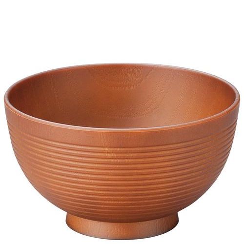 耐熱4寸若狭千筋汁椀 総ライトブラウン 1001119/業務用/新品/小物送料対象商品