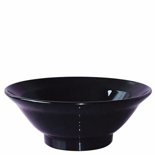 メラミン エコラーメン丼 ブラック(M－59)/業務用/新品/小物送料対象商品