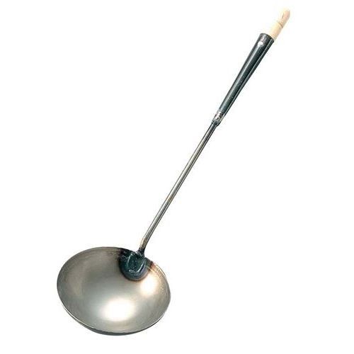 Ladles - お玉鉄 ツナギ柄 中華オ玉 大 φ130 柄長:360、直径:φ130/業務用/新品/小物送料対象商品