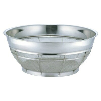 ザル BK 18-8 浅型ザル 荒目 37.5cm 6.5メッシュ 高さ176 外径:405、内径:375、深さ:150/業務用/新品/※総額15000円以上購入で送料無料