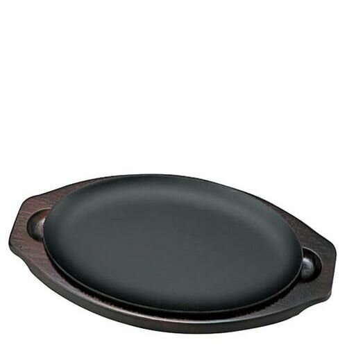 周弘 鉄 ステーキ皿 スナック 小/業務用/新品/小物送料対象商品