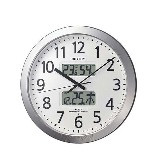 Other - リズム 電波掛時計 プログラムカレンダー404SR 4FN404SR19/業務用/新品/送料無料
