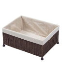 ペーパーバスケット 茶 足付 93-026(93-023)/業務用/新品/小物送料対象商品(3)