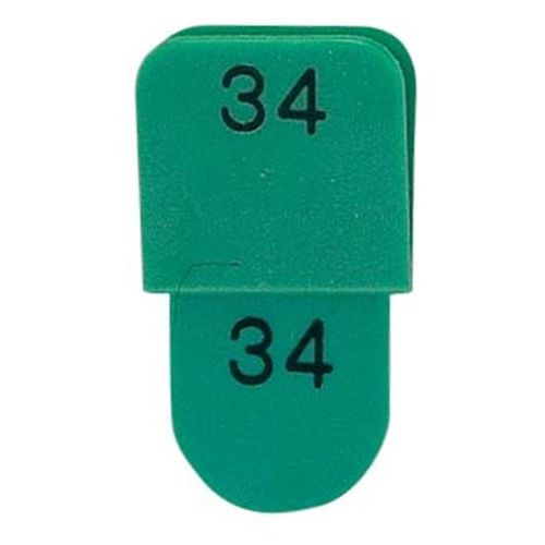 Business Products Services - クロークチケット KF969 51～100セット 緑(CT－3)/業務用/新品/小物送料対象商品
