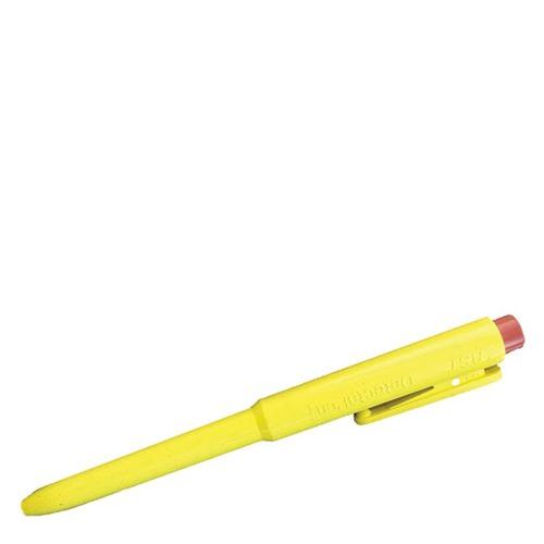 バーキンタボールペン(黒インク)J802 本体黄 66216601/業務用/新品/小物送料対象商品