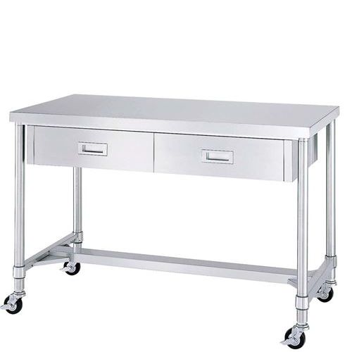 WDHC－18060 下部H枠 作業台(片面引出付・キャスター付)/業務用/新品/送料無料