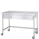 WDTC-18075 下部三方枠 作業台(片面引出付・キャスター付)/業務用/新品/送料無料(3)