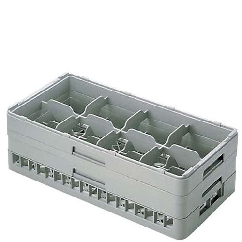 商品情報商品名：BK ハーフ ステムウェアラック 8仕切 HS－8－225メーカー型番：4624420JANコード：4977544903264入り数：1サイズ(外形寸法mm)：250×500×H255サイズ(内形寸法mm)：仕切：110×110 有効深さ：227重量：2.44kg材質：ポリプロピレン洗浄機：○商品について●軽くて丈夫(ポリプロピレン製)。厳選されたポリプロピレン(P.P)製で、荷重に対する強度と熱湯に強く、耐久性は抜群です。又、大変軽い設計になっていますので、作業・運搬がとても簡単です。●方向性がない。ラックに方向性がなく、自在にどの面からでも出し入れができます。スタンダード型の全ての食器洗浄機に使用できます。●スタッキングして保管。数多く積み重ねができて場所をとらず、安全に保管できます。●組み立て自在。どのような食器にも適合します。組み立て式ですので、グラスに合わせてオーダーメードが可能です。●互換性。フルサイズのみ、他社メーカーのラックと互換性があるので、積み重ねが可能です。●収容数：8配送料について【ご注意】画面上の色はブラウザやご使用のパソコンの設定により実物と異なる場合があります。