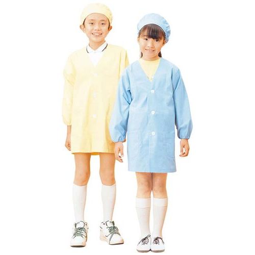学童給食衣シングル SKVB358 4号 LL クリーム/業務用/新品/小物送料対象商品