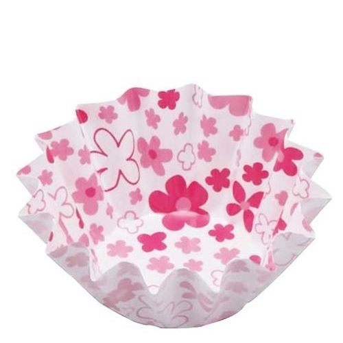 ココ・ケース(500枚入)小花柄 丸型 8号深 ピンク/業務用/新品/小物送料対象商品