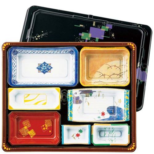 器美の追求 会席膳 蓋三彩 T－138A(160セット)/業務用/新品/送料無料