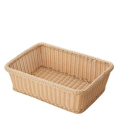 Rattan - PPラタン ランドリーバスケット 長角(大)アイボリー CF－801－IV/業務用/新品/小物送料対象商品
