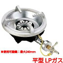 FG-1 LP 鋳物コンロ 一重バーナー サントク フラッシュガスコンロ 平型ゴトクタイプ /業務用/新品/送料無料(2)