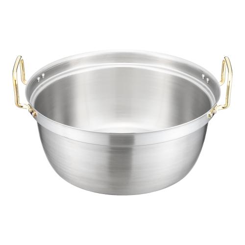 ■商品説明■商品名：SAスーパーデンジ 円付鍋 42cm 《新型ハンドル》メーカー品番：9-0014-0106お届け数：1JANコード：4954057000369サイズ：●外径×深さ(mm):438×180●底板厚(mm):2●底径(mm):315●底外寸(mm):330●平らな部分・底外寸(mm):310●平らな部分・底外寸(mm):310その他仕様：●容量(L):20.0特記事項：●プロユースのために生まれてきた。電磁調理器用ステンレス鍋、スーパーデンジ。(IH対応)(Q&A)●耐蝕性に優れた新素材SUS444(18クロームモリブデン鋼)を 使用し、 鍋底は2.3mmの単層極厚構造ですから業務用電磁 調理器に最適です。●業界初の18-8ステンレスビスを用いることで耐久性を高め ました。●ハンドルは真鍮製にこだわり、本場フランスの料理人が なじんだ角度、握り易さを採用し、プロユースにふさわしい グレード感です。サイズ：●外径×深さ(mm):438×180●底板厚(mm):2●底径(mm):315●底外寸(mm):330●平らな部分・底外寸(mm):310●平らな部分・底外寸(mm):310●質量(kg):4【配送料について】この商品は、全国配送料金無料にてお届け致します。※北海道・沖縄・離島や一部地域では追加配送料が発生致します。【ご注意】画面上の色はブラウザやご使用のパソコンの設定により実物と異なる場合があります。
