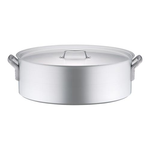 ■商品説明■商品名：アルミ プロセレクト 外輪鍋(目盛付) 60cmメーカー品番：9-0032-0713お届け数：1JANコード：4977449620402その他仕様：●容量(L):47.4特記事項：●プロセレクトシリーズ 全アイテム、アルマイト仕上げにより優れた耐蝕性を発揮します。懐かしいストレートタイプのデザインに、蓋は鍋つかみやヒシャク・そば揚げ等の柄を入れて取りやすい様に大きめに作ってあります。鍋の内側に目盛が付いています。大量の材料を扱う時には特に便利です。表面にアルマイト加工を施すことにより柔らかくキズつきやすいアルミ生地を保護し、鍋の内側が黒くなることを防ぎます。食材によって侵食されにくいアルマイト皮膜層ですので、扱いやすくお手入れが簡単になります。サイズ：●外径×深さ(mm):610×200●板厚(mm):5●質量(kg):8.5【配送料について】この商品は、全国配送料金無料にてお届け致します。※北海道・沖縄・離島や一部地域では追加配送料が発生致します。【ご注意】画面上の色はブラウザやご使用のパソコンの設定により実物と異なる場合があります。