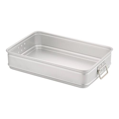 ■商品説明■商品名：アルミ カラーハンドル番重 大 110 銀メーカー品番：9-0146-0105お届け数：1JANコード：4905001356803カラー：銀特記事項：●精度の高いスタッキングでガッチリと積み上げできます。●他のメーカーの商品にもスタッキングできます。 (アカオアルミ番重は除く)※蓋は(VBP-09)アルミ番重蓋をご使用ください。サイズ：●間口×奥行×高さ(mm):550×370×115【配送料について】【ご注意】画面上の色はブラウザやご使用のパソコンの設定により実物と異なる場合があります。