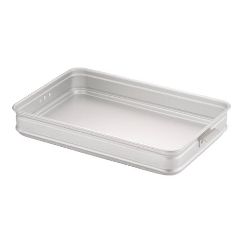 アルミ カラーハンドル番重 大 80 (板取手)銀/業務用/新品/小物送料対象商品
