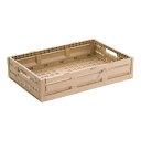 木目調折りたたみコンテナー 6411/業務用/新品/小物送料対象商品(3)