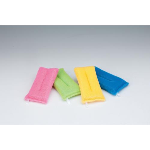 ■商品説明■商品名：落ちますスポンジ(5個入) イエローメーカー品番：9-1309-0103お届け数：1JANコード：4519909601097カラー：イエロー特記事項：●材質:ポリエステル、ポリウレタンフォーム●超極細ブラシが細かい溝やキズに入り込んで、 付着した汚れを力を入れずに楽にカキ出します。●柔らかい素材で器物を傷つけにくいので 安心して清掃ができます。サイズ：●縦×横(mm):150×75【配送料について】【ご注意】画面上の色はブラウザやご使用のパソコンの設定により実物と異なる場合があります。