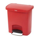トラスト ステップオンコンテナ ワイド 袋止め付き 1308 レッド/業務用/新品/送料無料(3)