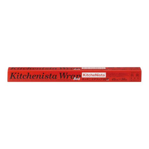 キッチニスタラップ抗菌レッド幅45cm 50m ケース単位30本入/業務用/新品/送料無料